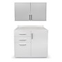 Viva Comfort 36'' H x 36" W Exam Room Medical Cabinet and 36" W Wall Cabinet, 3 Drawers, Gray (90236NS-GRY-WAL)~#|#~CB6030FF-D073-41BC-B8AC2000DBF7E678_sc7