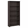 Bush Furniture Cabot 66" 5-Shelf Bookcase with Adjustable Shelves, Heather Gray (WC31766)~#|#~CB6B13EA-A2A0-40F0-A3D4B6D6AB9651DF_sc7