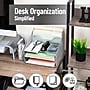 Mind Reader 5-Compartment Metal Mesh File Organizer, Silver (MESHBOX5-SIL)~#|#~CB71B855-4CA6-4D11-A693C7031FCBBAD8_sc7