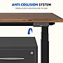 FlexiSpot E7 Commercial 72''W Electric Rectangular Adjustable Standing Desk, Black Walnut/Black (E7BCOM7230-BW)~#|#~CB783B52-2823-4ABD-A55449D709A98F39_sc7