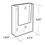 Azar Brochure Holder, 4.375" x 6.25", Vertical, Table Top, Clear, Acrylic, 10/Pack (252112-10PK)~#|#~CB9ACB2D-ED14-4EEA-99667BA7A9E55F81_sc7