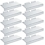 Azar Displays Acrylic Shoe Shelf with Sign Slot for Slatwall, 10"W x 1.25"H x 4"D, Clear, 10-Pack (556001-CLR-10PK)~#|#~CBB2F827-4827-46E9-A95D9B5EDDBFCB8E_sc7