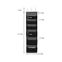 Household Essentials 53.5" x 14.5" 6-Pocket Organizer, Black (2171-1)~#|#~CBB65EC6-499A-42CA-ADCC467B845BFECF_sc7