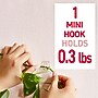 Command Mini Hooks, 0.5 lb., Clear, 6/Pack (17006CLR)~#|#~CBC58006-9DCF-4D2E-A70B1AD9C2F248B3_sc7