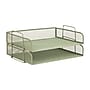 Staples Metal Mesh Side Loading Stackable Letter Tray, Letter Size, Sage Green, 2/Pack (ST63839)~#|#~CBE3778C-39AD-4087-86A15081394990E2_sc7