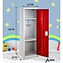 AdirOffice 48"H Single Tier Red Storage Locker (ADI629-01-RED-DL)~#|#~CBF1E10E-78C6-4724-981DC9F71691E2AE_sc7