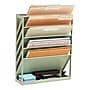 Staples 5-Pocket Plastic Mountable Wall File, Letter Size, Sage Green (ST63893)~#|#~CBF67F7E-A5C8-41DA-91E499BC090479D1_sc7