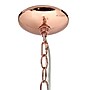 Lalia Home 3-Light 18" Adjustable Globe Hanging Metal and Clear Glass Ceiling LED Pendant, Rose Gold (LHP-3010-RG)~#|#~CBFB6C7A-55DE-4FD9-837BD46A0FE7BEEB_sc7