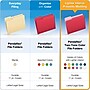 Pendaflex Two-Tone Recycled File Folder 100 File Folders, 1/3-Cut Tab, Assorted, Letter Size, Gray, 100/Box (152 1/3 GRA)~#|#~CC0321BA-F98E-4F0F-B100780492AB7ECF_sc7