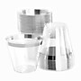 Round Elama Plastic Dinnerware Set, White/Silver, 150 Piece~#|#~CC20B231-2D6E-442E-BCA364A95225F410_sc7