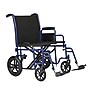 Medline Bariatric Transport Wheelchair, Desk-Length Arms, Black (TCB228N21S)~#|#~CC241526-37EC-46CE-9052BA01D5167898_sc7