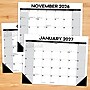 2026-2027 Willow Creek Basic 22" x 17" Academic Monthly Desk Pad Calendar, Black/White (64719)~#|#~CC25FEEC-EB37-4BE2-9AADC4D79AD19D75_sc7