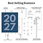 2027 TF Publishing Naval Grid 9" x 11"  Monthly Standard Planner, Paperboard Cover, Multicolored (27-4710)~#|#~CC384B57-CF57-47D4-A14B66D017AC72FD_sc7