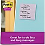 Post-it Recycled Super Sticky Notes, 4" x 4", Wanderlust Pastels Collection, Lined, 90 Sheet/Pad, 6 Pads/Pack (6756SSNRP)~#|#~CC411F1E-4002-458F-A2352B3F499FE8E9_sc7