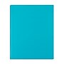 Staples Matte 2-Pocket Plastic Portfolio Folder with Fasteners, Teal (55478)~#|#~CC4D317A-2C5C-4A8E-9D493CAC04DA82D4_sc7