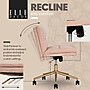 Elle Decor Ariana Criss Cross Armless Ergonomic Fabric Swivel Computer and Desk Chair, Pink (60121-PNK)~#|#~CC5AEA16-287A-4C60-8604A9A5BDE77100_sc7