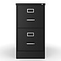 Staples 2-Drawer Mobile Vertical File Cabinet, Letter Size, Lockable, 27.95"H x 14.9"W x 24.4"D, Black (59555/25420)~#|#~CC66095C-C523-4CCE-A5246678BA58F815_sc7