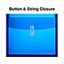 Staples Plastic Button & String Document Envelopes, Assorted Colors, 5/Pack (TR10782-CC)~#|#~CC7768F5-EAE0-4076-868FFF61933ED0EB_sc7
