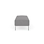 Lesro Darsey 3-Seat Bench, Chambray Grey/Silver (DS3001.SSV-01CHGY)~#|#~CC8715DD-9A16-458D-97DF72A67B501A63_sc7