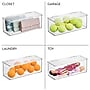 iDESIGN Medium Stackable Plastic Storage Bin, Clear (40257)~#|#~CC9772CA-EDF0-4CF1-87D03F76F78E6195_sc7