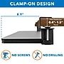 Mount-It! Clamp-On Adjustable Keyboard and Mouse Tray, Black (MI-7147)~#|#~CC9A143C-01CB-430B-AD680A15801CEA84_sc7