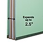Staples® 60% Recycled Pressboard Classification Folder, 2-Dividers, 2 1/2" Expansion, Legal Size, Green, 20/Box~#|#~CC9C2F75-EF40-46CB-A61D174BB23EED86_sc7