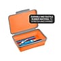 Lockermate By Bostitch Latch Pencil Pouch, Orange/Gray (23124-OG21-DM)~#|#~CCA798D1-BF8F-4911-BB7FE3470437D9C1_sc7
