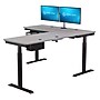VersaDesk PowerLift 60"W Electric L-Shaped Adjustable Standing Desk, Gray/Black (PLLSD6072-BG-APP)~#|#~CCAFB934-F884-4E6B-9F2AD5914AE15B77_sc7