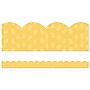 Carson Dellosa Education Grow Together Scalloped Borders, 3"x 3', Yellow with Painted Dots, 6/Bundle (CD-108490-6)~#|#~CCBF5E8D-0F8E-410E-A6A220BBF7ADB04A_sc7