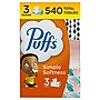 Puffs Basic Facial Tissue, 2-ply, 180 Tissues/Box, 3 Boxes/Pack (87615)~#|#~CCC5CB4F-BE80-4567-BD55CDC13D40827D_sc7