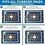 Mount-It! Adjustable Anti-Theft iPad Floor Stand, Matte Black/Silver (MI-3783_G10)~#|#~CCDA7D05-E65B-4DCF-B7DC96F0AF8C05F2_sc7