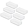 iDESIGN 6-Piece Plastic Drawer Organizer, Clear (28985M6)~#|#~CCE31666-C643-4A0A-A45D76D81C17EE85_sc7