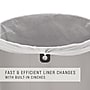 Rubbermaid Refine Stainless Steel Indoor Trash Can with Open Lid, 23 Gallon, Silver (2147584)~#|#~CCF02FDB-5B92-4B2B-B7A8DCCBE133A16E_sc7
