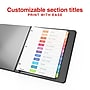 Staples Customizable Table of Contents Monthly Dividers, 12 Tabs, Multicolor, Printable Paper Design, Letter Size, 6 Sets~#|#~CCF378E5-3D9D-4EF9-859D9B1BE747E865_sc7
