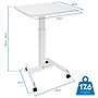 Mount-It! Height Adjustable Rolling Laptop Desk, Holds 17 lbs., White (MI-7997)~#|#~CCF74F95-6897-40D4-935870C1F5A950E8_sc7
