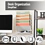 Mind Reader 5-Compartment Mountable Plastic Vertical File Storage, Beige (WALLANCH-BEI)~#|#~CD06E9F0-3844-40F5-B8DCC9F252DEFEB1_sc7