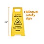 Coastwide Professional™ Safety Awareness Floor Sign, Yellow (CW21872)~#|#~CD38087E-36B2-4C10-93EBCB4FD684B8C4_sc7