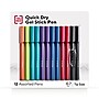 TRU RED™ Quick Dry Gel Pens, Medium Point, 0.7mm, Assorted, 12/Pack (TR54483)~#|#~CD4661CF-1F3B-4606-ACF8438A29DDB59A_sc7