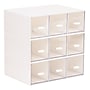 Mind Reader 9-Compartment Plastic Craft Organizer, White (BOX9-WHT)~#|#~CD4C6B16-071A-4136-8214E648DA2265FB_sc7