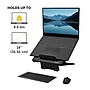 Fellowes Breyta Collection 9.25" x 10.55" Adjustable Plastic Laptop Stands, Black (100098500)~#|#~CD4FC402-DF33-4DE6-90EDB4D7B2B41940_sc7