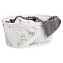 Mind Reader 10.57-Gallon Laundry Basket, Plastic, White (HHAMP40-WHT)~#|#~CD599E95-AB4B-4858-880041EAA9A66E17_sc7