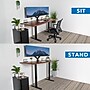 Mount-It! Dual Motor 72"W Electric Adjustable Standing Desk, Black/Hazelnut Brown (MI-18126)~#|#~CD7D418B-35C0-432E-8D2A7155FD0E536D_sc7
