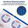 Avery Print-to-the-Edge Laser/Inkjet Round Labels, 2 1/2" Dia, Glossy White, 90 Labels/Pack (22830)~#|#~CD89387E-89AD-4A5A-9AE8802BA98E2AA2_sc7