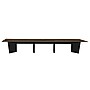 Regency Array 192"W x 48"D Conference Table with Grommet, Neo Walnut/Black (ACT19248NWBK)~#|#~CD9D7DC2-EAD5-4BA7-86E9D727AE50DA68_sc7