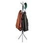 Mind Reader Coat Rack Freestanding Coat Tree, Silver, Metal (CRACK11-SIL)~#|#~CD9EBCF4-0630-4E8B-AFC494DCD15D796B_sc7
