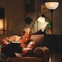 Newhouse Lighting William Double Mother-Son 71" Torchiere Floor Lamp, Black (NHFL-WI-BK)~#|#~CD9FBF51-A170-4EEB-836C64C3E2C817E4_sc7