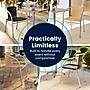 Flash Furniture Lila Aluminum/Rattan Stacking Chair, Beige (TLH020BGE)~#|#~CDA21BF9-94AB-4D52-91169E2DCCD9C41C_sc7