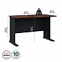 Bush Business Furniture Cubix 48"W Desk, Hansen Cherry/Galaxy (WC90448A)~#|#~CDC38119-B9AC-4F74-AFE03BFBE20F56DE_sc7