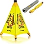 Alpine Industries Caution Wet Floor Sign, Yellow, 10/Pack (ALP498-20-10PK)~#|#~CDE63FA8-3B61-4B2D-B436DF3FE7D2D332_sc7