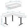 Mount-It! 63"W Electric Corner Adjustable Standing Desk, White/Black (MI-15017)~#|#~CDEAC393-EF60-479A-A36F8733E0C0DD64_sc7